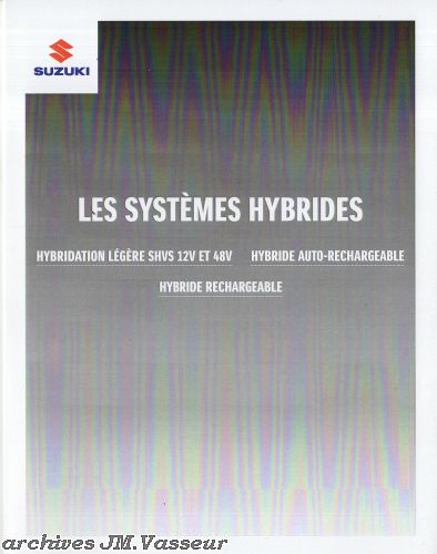SUZUKI : Les Systèmes Hybrides