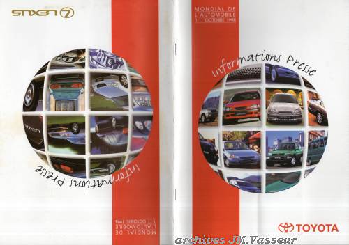 TOYOTA : Dossier de presse Mondial de l’Automobile 1998