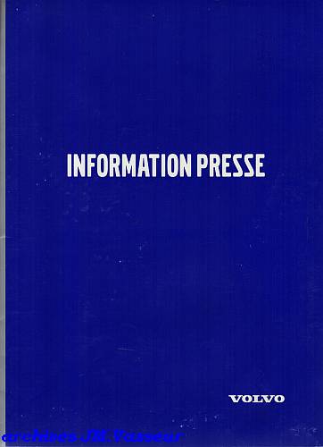 VOLVO C70 CABRIOLET : Dossier de presse France 1999