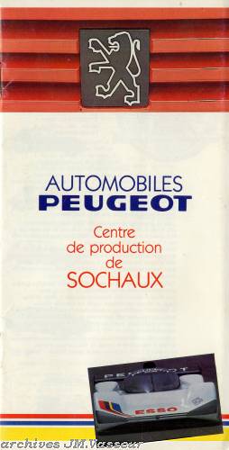 PEUGEOT : Centre de production de Sochaux 1993
