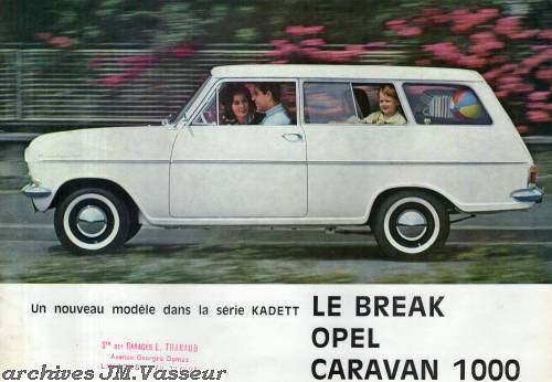 OPEL Kadett CARAVAN 1000