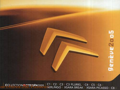 CITROËN : Dossier de presse Salon de Genève 2005