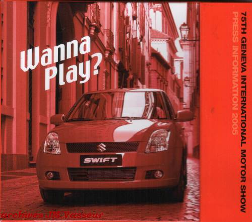 SUZUKI Swift : Dossier de presse Salon de Genève 2005